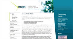 Desktop Screenshot of nccr-must.ch